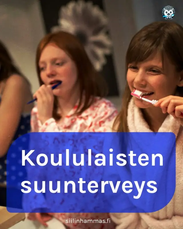Koululaisen suunterveys - mitä vanhempien kannattaa huomioida?
Uusin blogipostauksemme avaa tärkeitä vinkkejä, joiden avulla tuet lapsesi suun terveyttä kouluiässä 🪥

Lue koko kirjoitus ja ota vinkit käyttöön 👉🏼 https://siilinhammas.fi/blogi/koululaisten-suunterveys-mita-vanhempien-kannattaa-huomioida/
