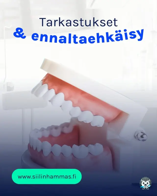 🦷 Kun hampaat tuntuvat terveiltä, tarkastus saattaa helposti unohtua. Säännöllinen käynti hammaslääkärissä kuitenkin auttaa havaitsemaan mahdolliset muutokset ajoissa ja ehkäisemään suuremmat ongelmat. Yhdessä laadittu hoitosuunnitelma tukee sekä arjen omahoitoa että pitkän aikavälin suunterveyttä.

✨ Varaa aika tarkastukseen ja anna hymysi pysyä terveenä:
https://booking.assiscare.com/tyni/appointment

#hammaslääkäri #hammashoito #siilinjärvi #kuopio #tarkastus